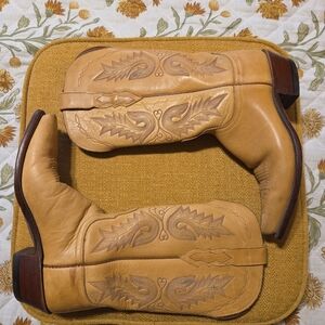 Lucchese Yellow Cowboy Boots